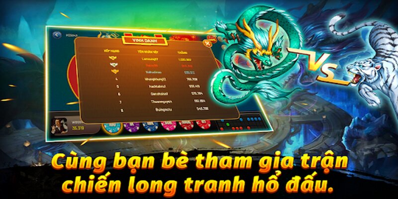 Hướng dẫn tham gia game Long Hổ đấu trong website trực tuyến Sunwin